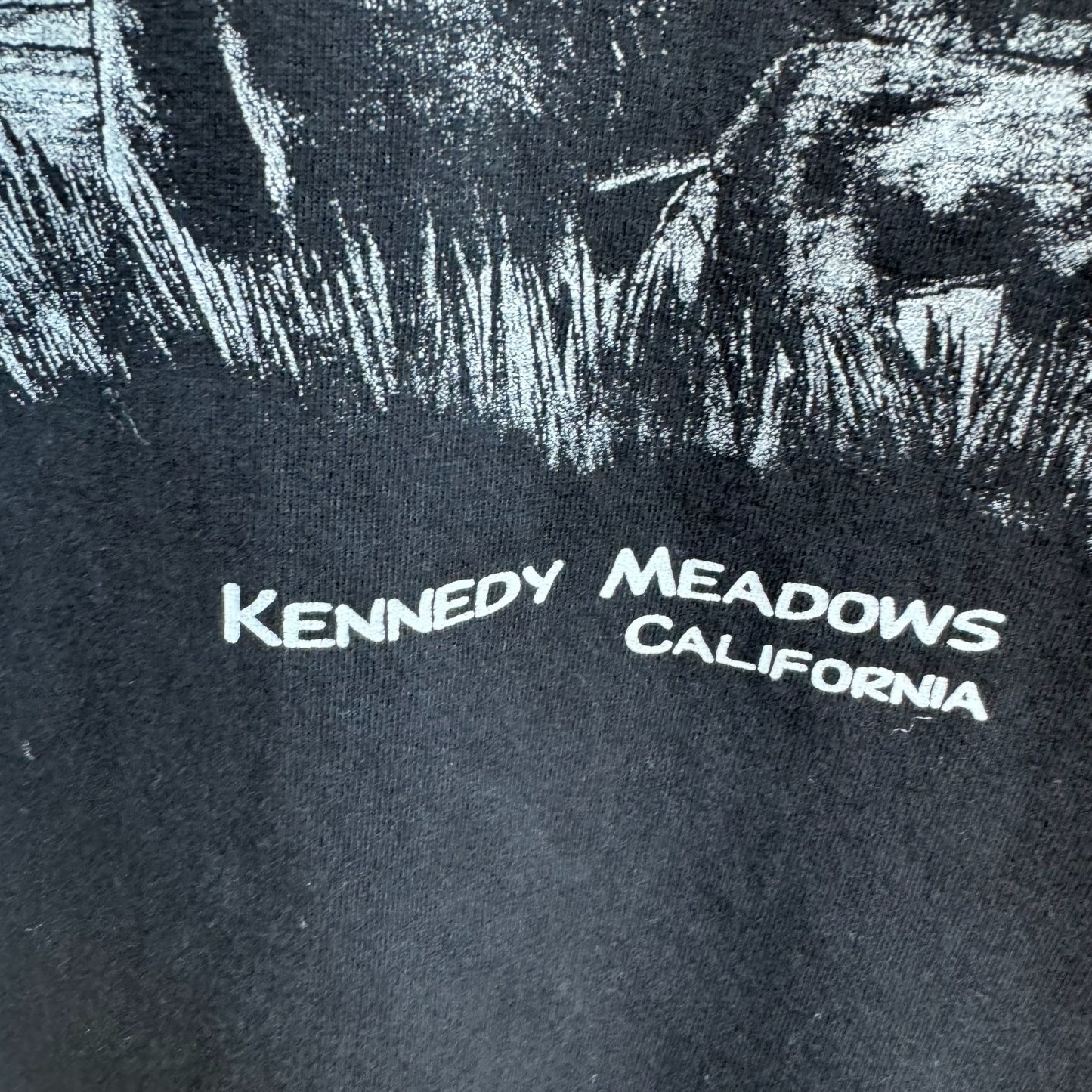 Kennedy Meadows Pacific Crest Trail Gildan Black Graphic Print Tee Shirt Unisex