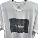 Switch American Apparel Space Ship Sustainable Organic Cotton Graphic Tee White Mens XL 3 image