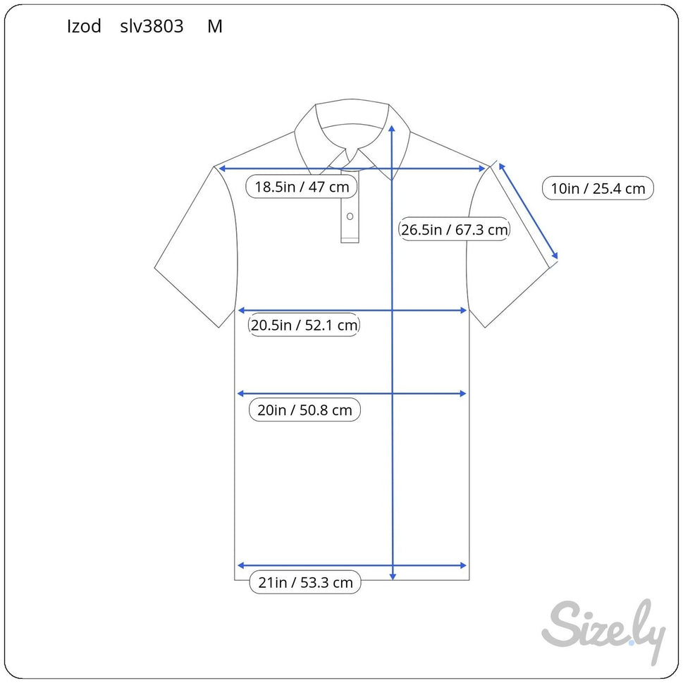 IZOD Mens Double Mercerized Gray Polo Shirt Argyle Diamond Pattern Short Sleeve