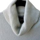 Switch Lord &amp; Taylor 100% Cashmere Quiet Luxury Old Money Turtleneck Sweater Blue M 3 image