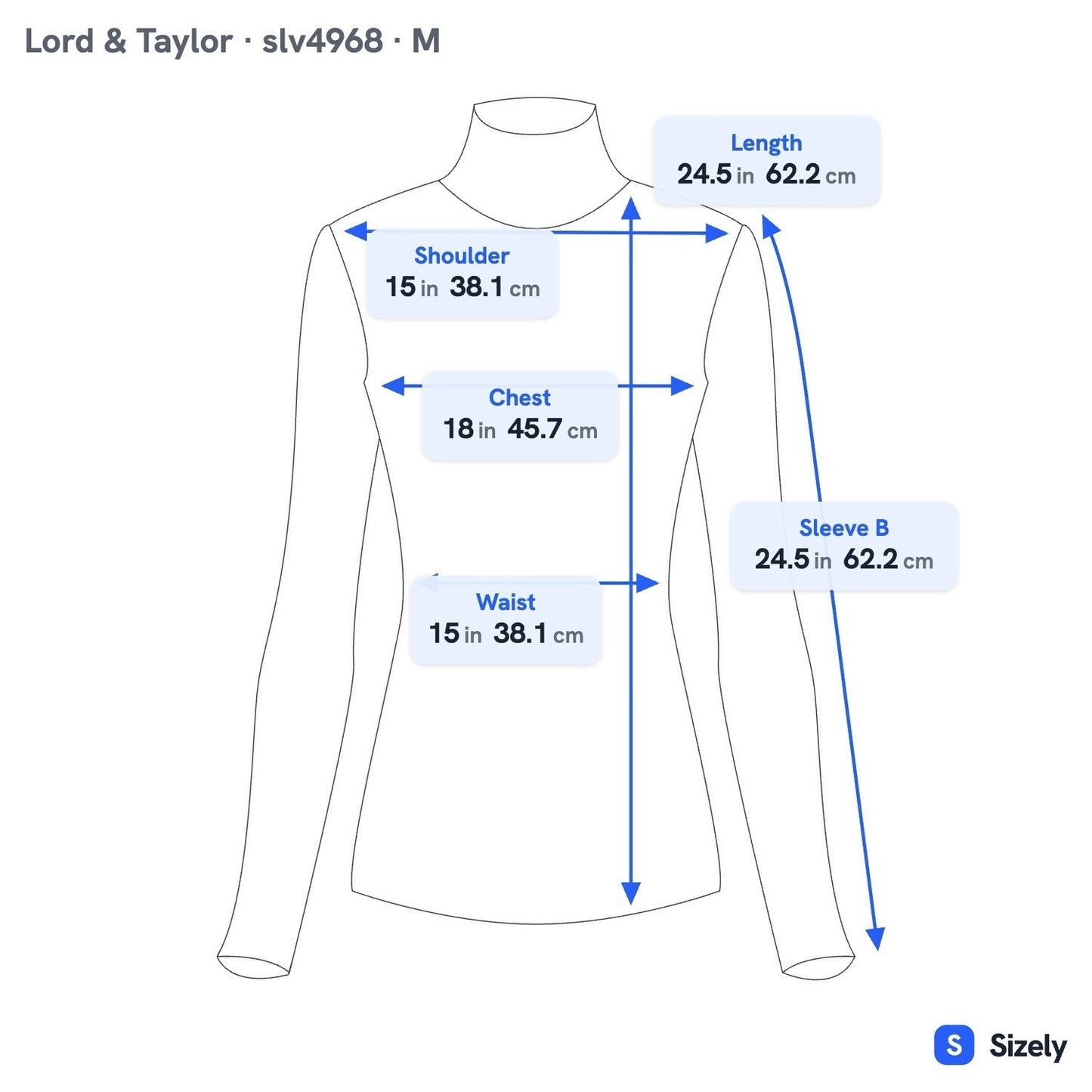 Lord & Taylor 100% Cashmere Quiet Luxury Old Money Turtleneck Sweater Blue M