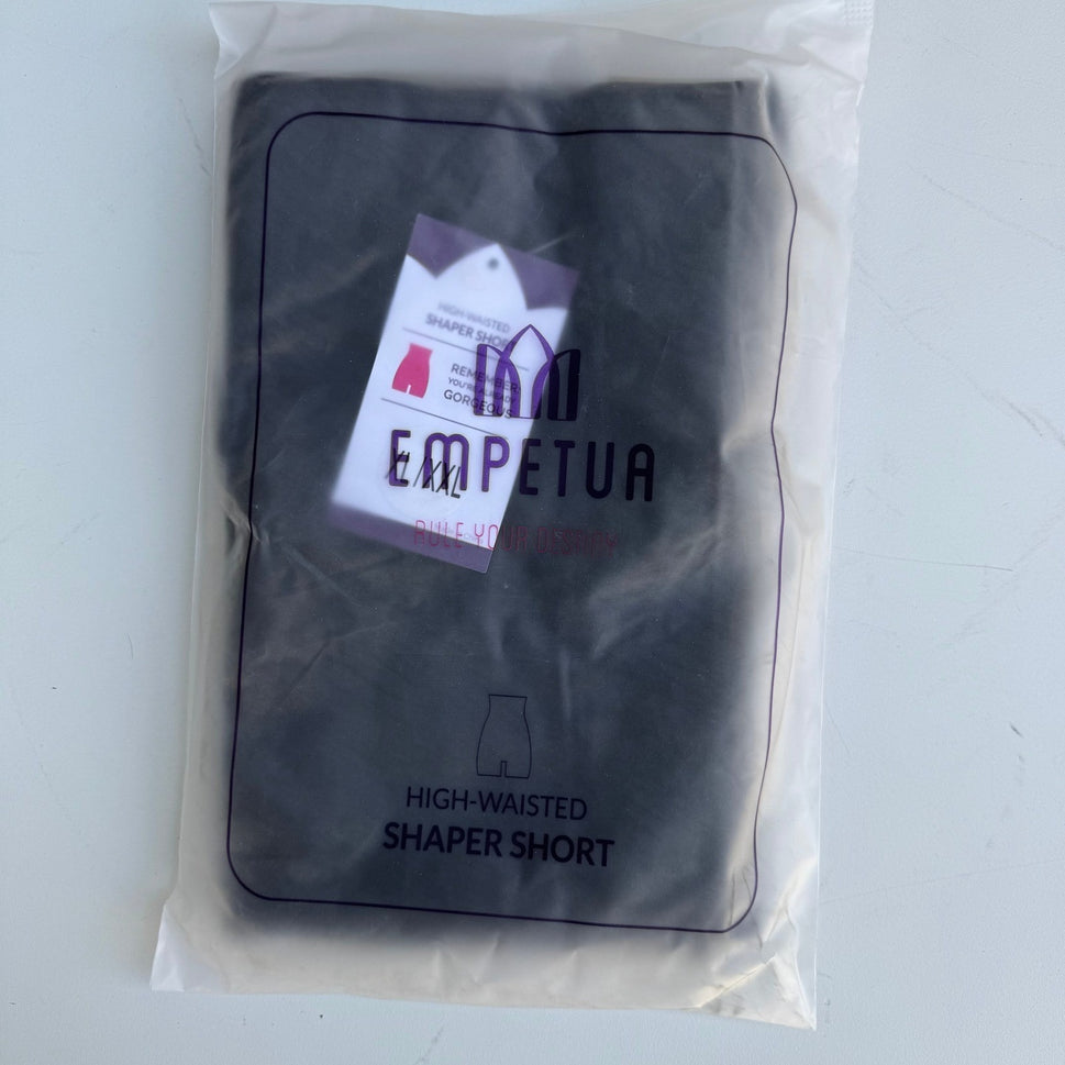 Empetua Shapemint High-Waisted Shaper Short Black XL/XXL Tummy Control 55001 NEW