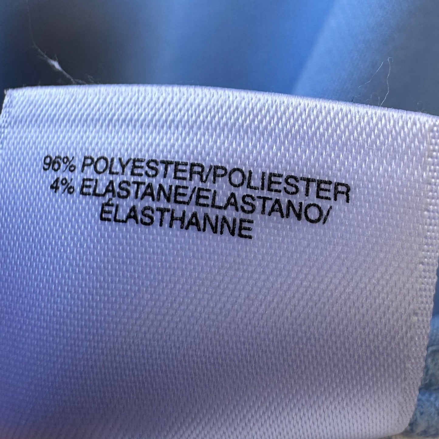 Kasper Minimalist Square Neck Sleeveless Pleated Neck Shell Blouse Pastel Blue L