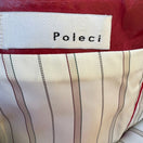 Switch Poleci Y2K Indie Sleaze Leather Pencil Skirt Cross Stitch Edgy Barbie Hot Pink M 2 image