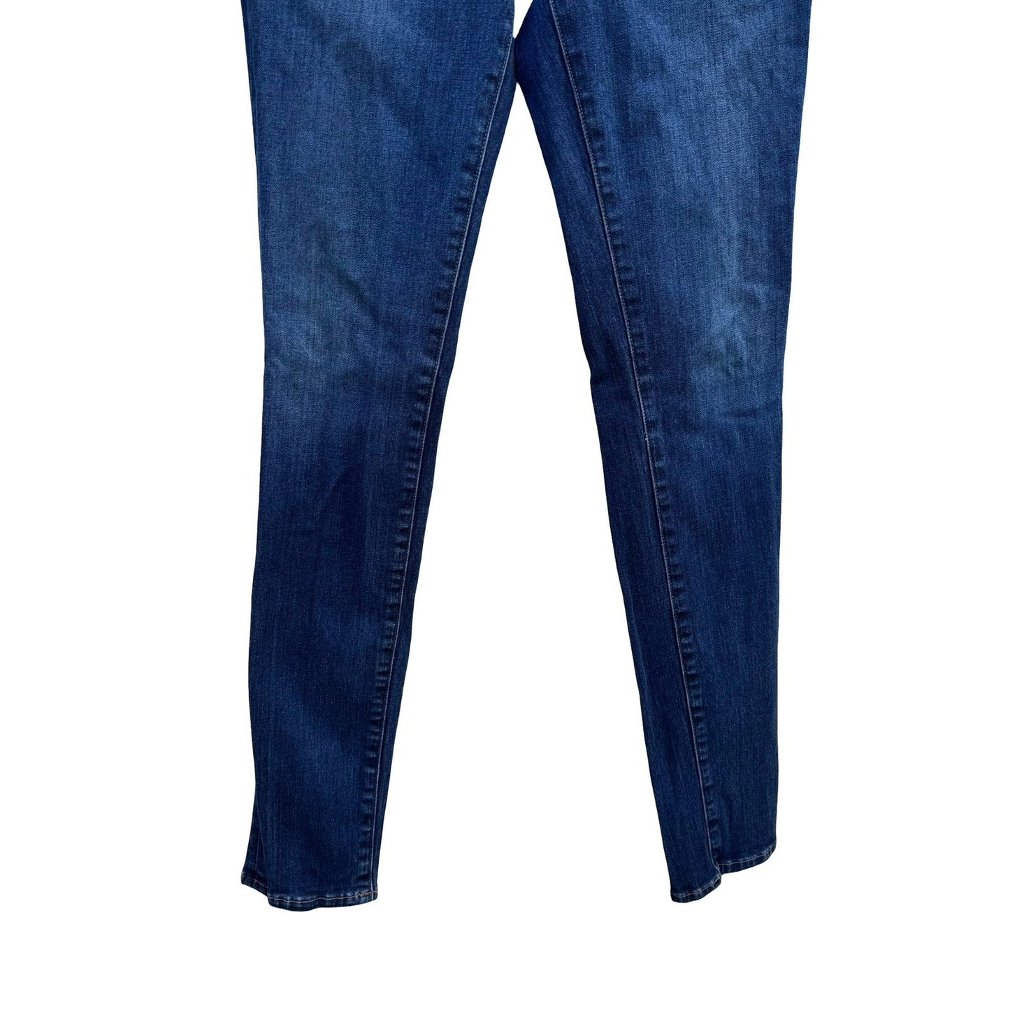 J Brand Veruca Dark Wash Stretch Skinny Jeans Blue Denim Womens 27 Rocker Grunge