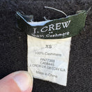 Switch J. Crew 100% Cashmere Old Money Minimalist Cardigan Sweater Black Womens XS 2 image