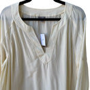 Switch J Jill Butter Yellow Coastal Minimalist Lagenlook Cotton Gauze Tunic Top XL NEW 3 image