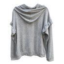 Switch Charming Charlie Womens Grey Pullover Hoodie Ruffle Detail Kangaroo Pocket XL 3 image