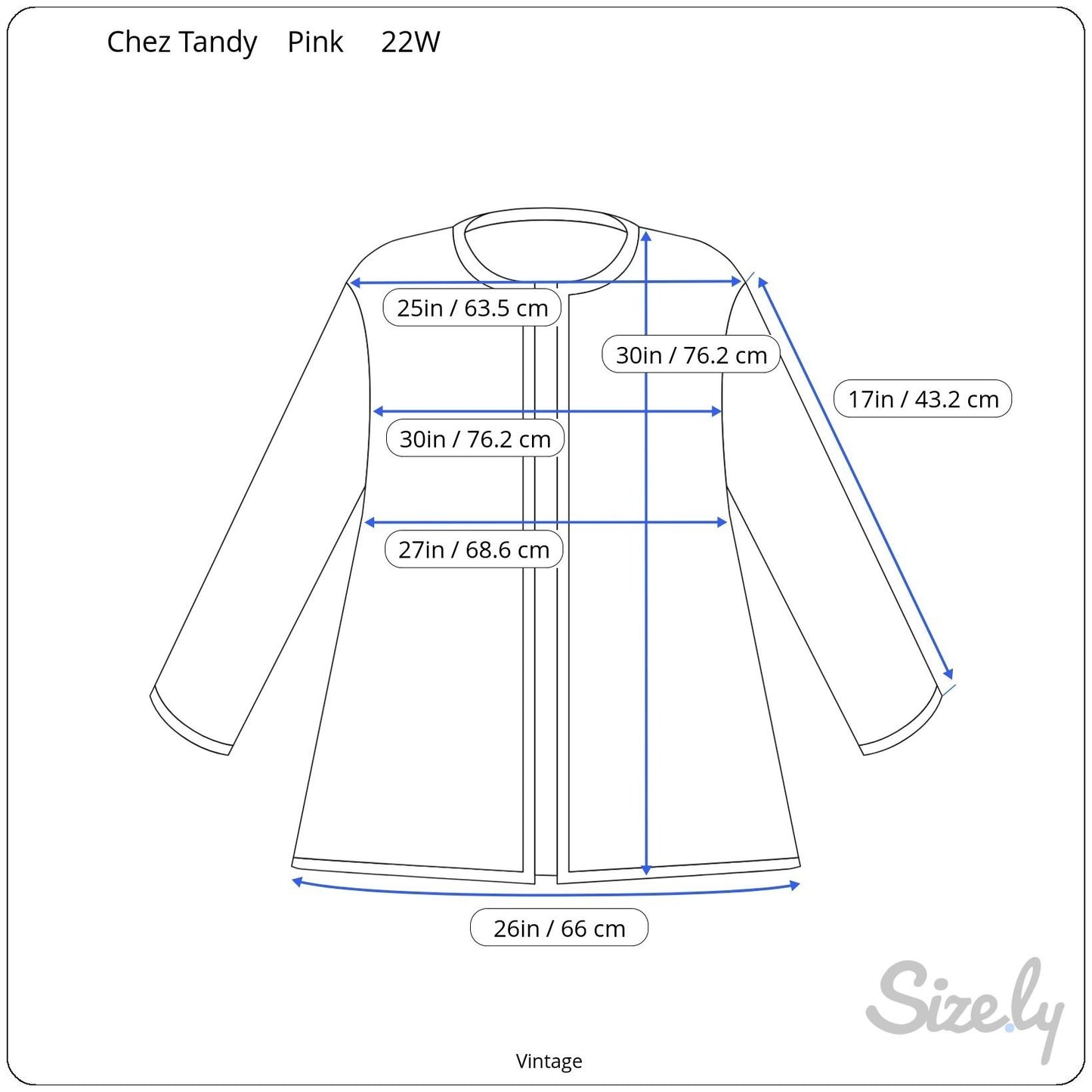 Chez Tandy Vintage Womens Pink Polka Dot Dolman Sleeve Dress Kimono Jacket 22W