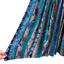 Switch ID # 4U Vintage Women&#39;s Hand Made Boho Prairie Floral Print Full Maxi Skirt - S 3 image