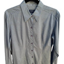 Switch Liz Claiborne Lizsport Y2K Womens Smoke Screen Grey Cotton Button Down Shirt NEW 3 image