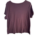 Switch Self Esteem Vintage Y2K Brown Lace-Up Scoop V-Neck Cotton Womens Shirt Top 22/24 2 image