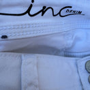 Switch INC International Concepts White Straight Leg Crop Jeans Regular Fit Size 4 2 image