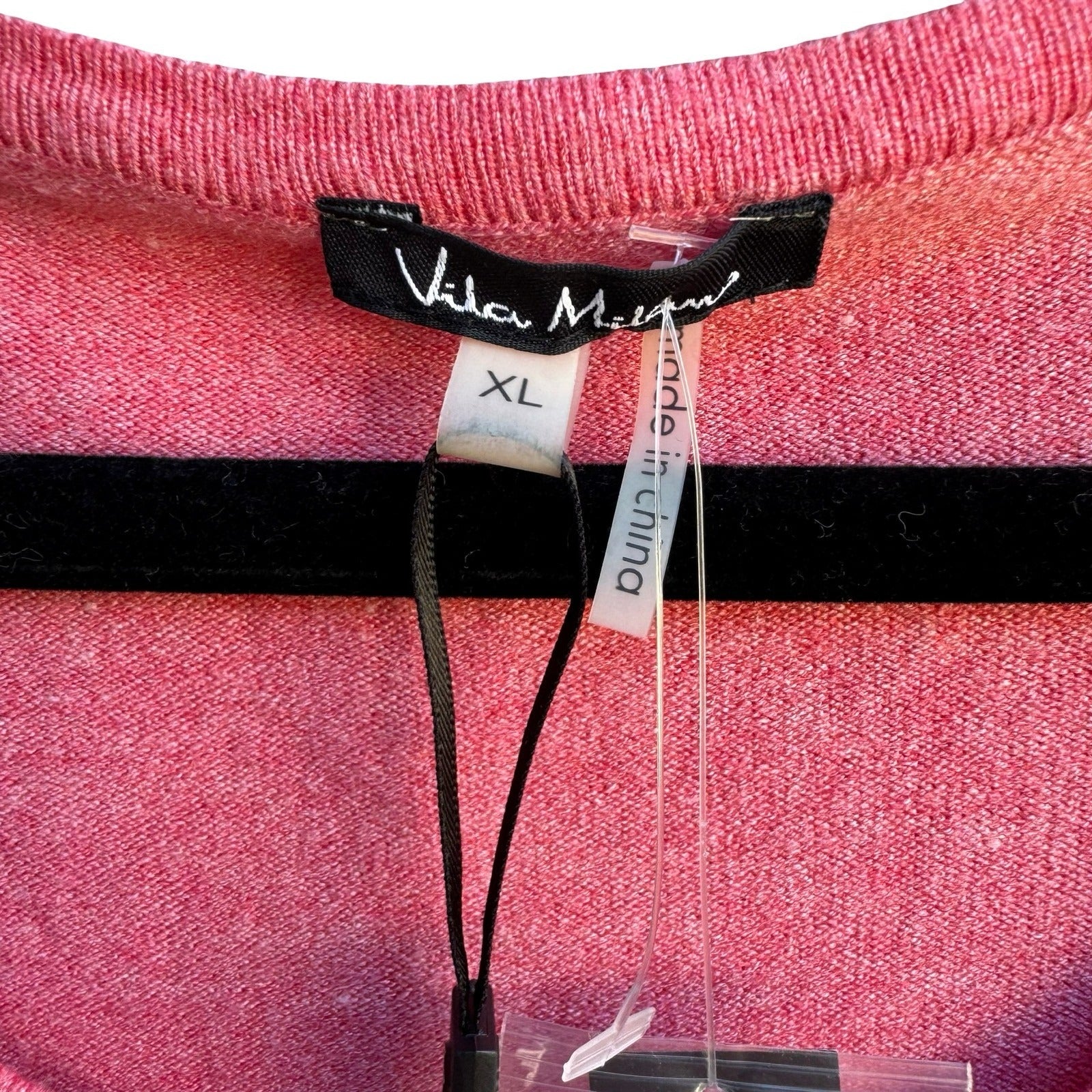 Vila Milano Coquette Balletcore Pearl Button Wool Blend Cardigan Sweater XL NWT