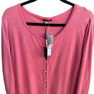 Switch Vila Milano Coquette Balletcore Pearl Button Wool Blend Cardigan Sweater XL NWT 3 image