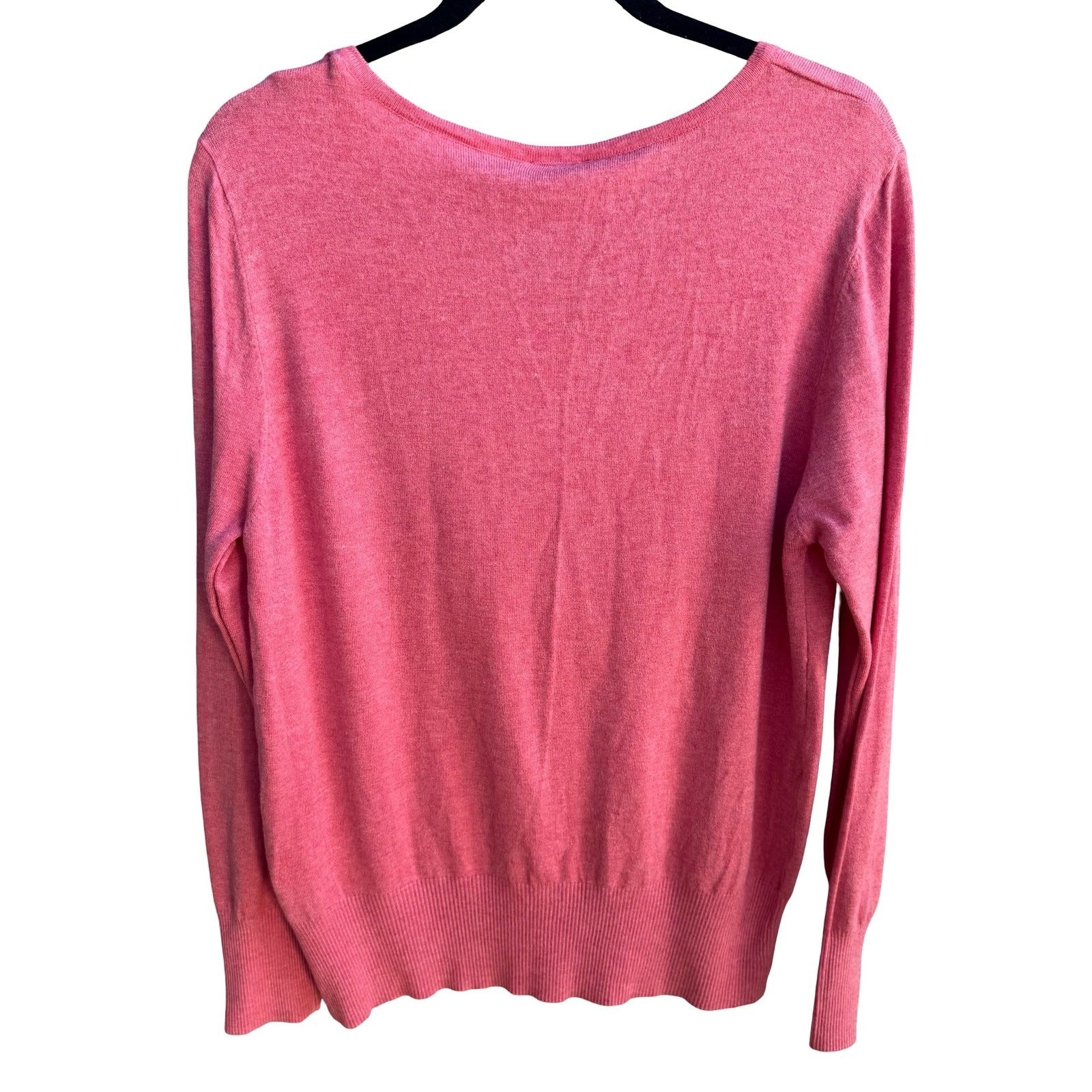 Vila Milano Coquette Balletcore Pearl Button Wool Blend Cardigan Sweater XL NWT