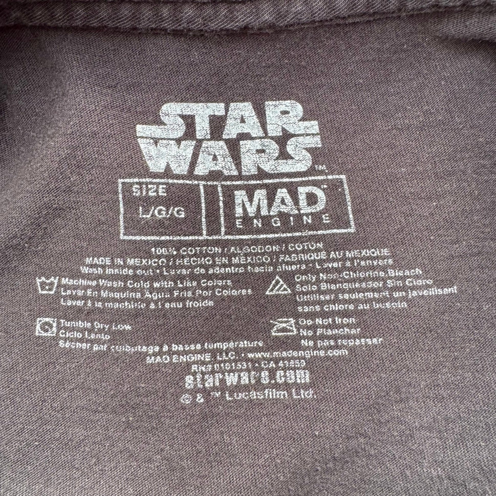 Star Wars Mad Engine Starry Night Van Gogh Darth Vader Stormtrooper Shirt Mens L