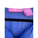 Switch Woman Within Vintage Linen Short Sleeve V-Neck Blue Knee Length Pocket Dress 14W 2 image