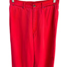 Switch Brittania Vintage Womens Red High-Waisted Straight Leg Cotton Denim Pants 29x32 2 image