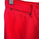 Switch Brittania Vintage Womens Red High-Waisted Straight Leg Cotton Denim Pants 29x32 3 image