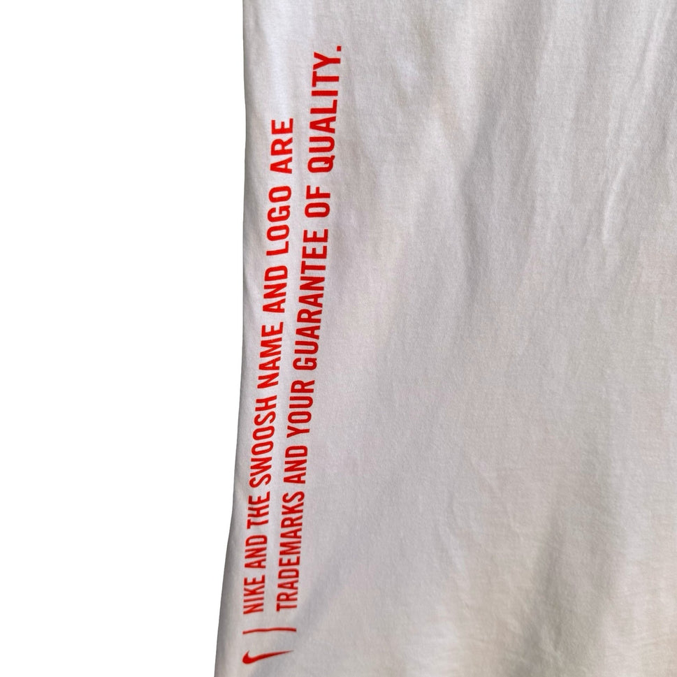 Nike Sportswear Multi Logo Swoosh Graphic T-Shirt White Athleisure S Hypebeast