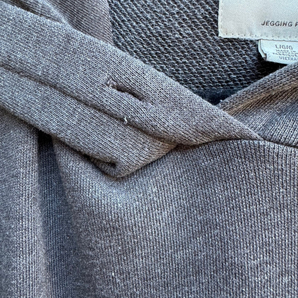 American Eagle Oversized Athleisure Jegging Fit Cozy Pullover Hoodie Gray L