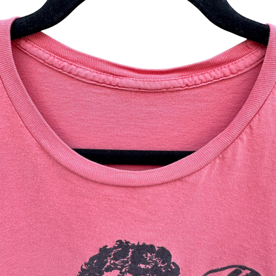 Normans Rare Guitars California Pink Graphic T-Shirt XL Streewear Athleisure