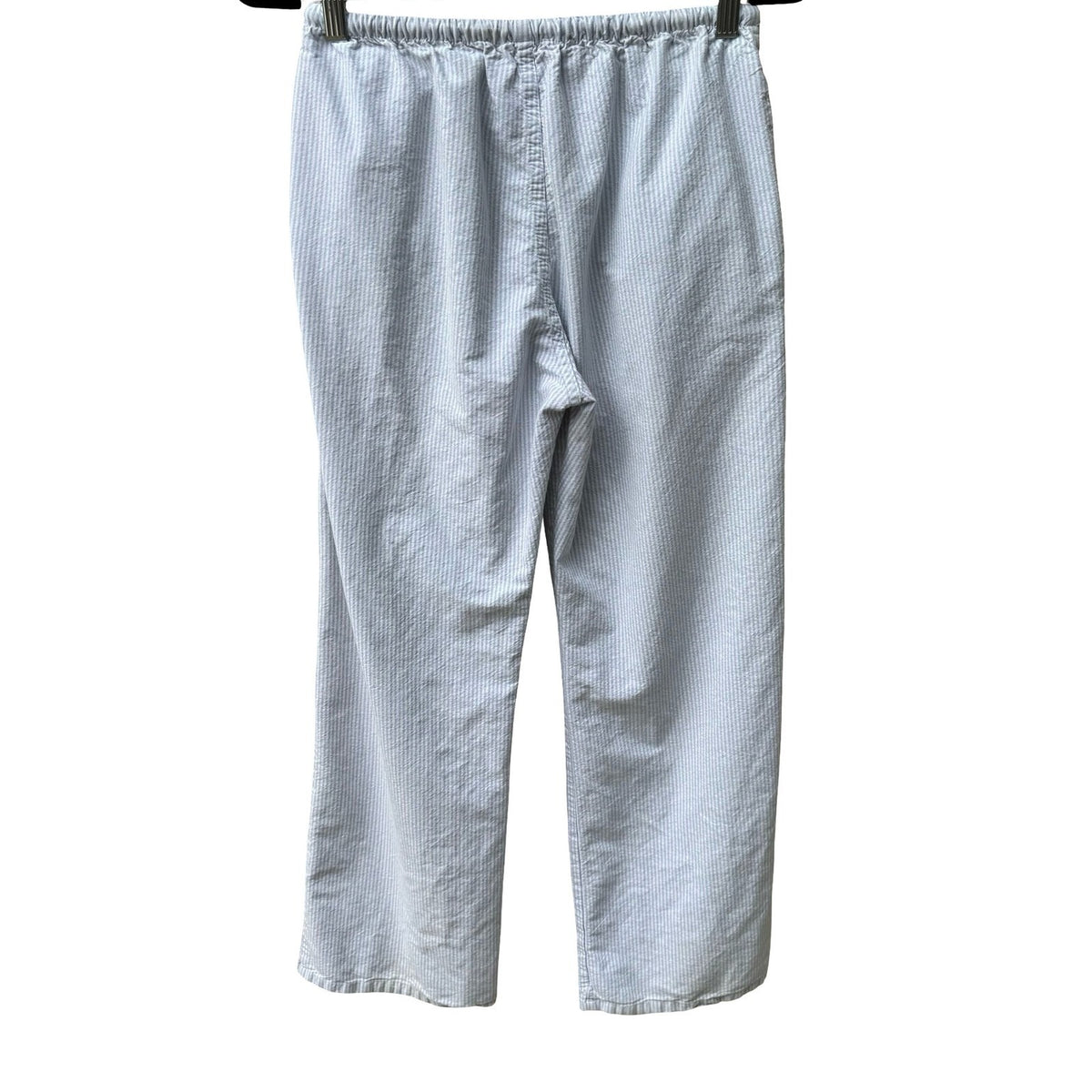 Brandy Melville Preppy Coastal Seersucker Striped Drawstring Pants Blue Women OS