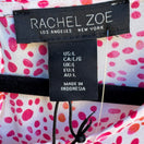 Switch Rachel Zoe Feminine Preppy Abstract Polka Dot Side Tie Sleeveless Blouse L NWT 2 image