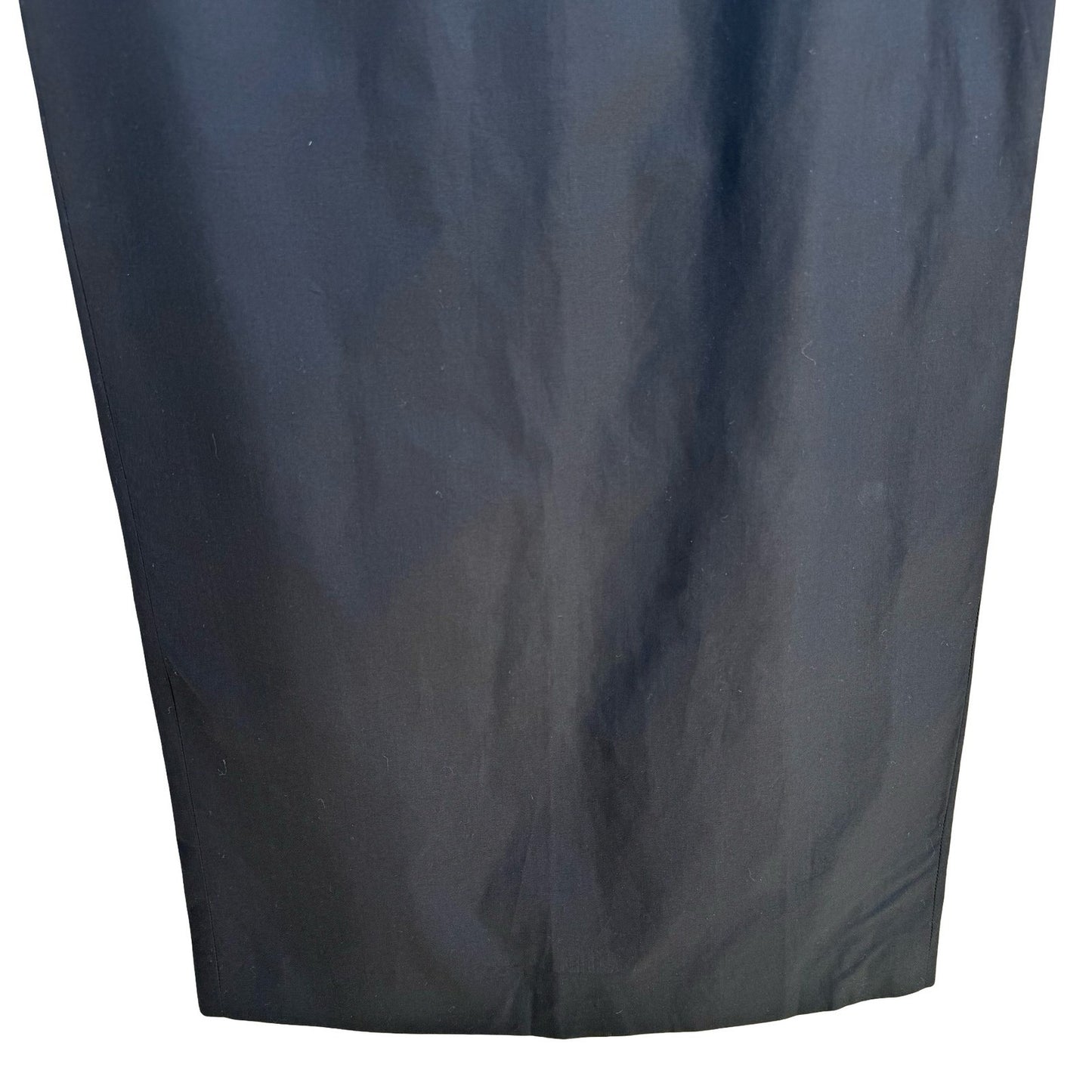 Jean Paul Gaultier Femme 90s Y2K Black Cotton Midi Pencil Skirt Avant Garde M