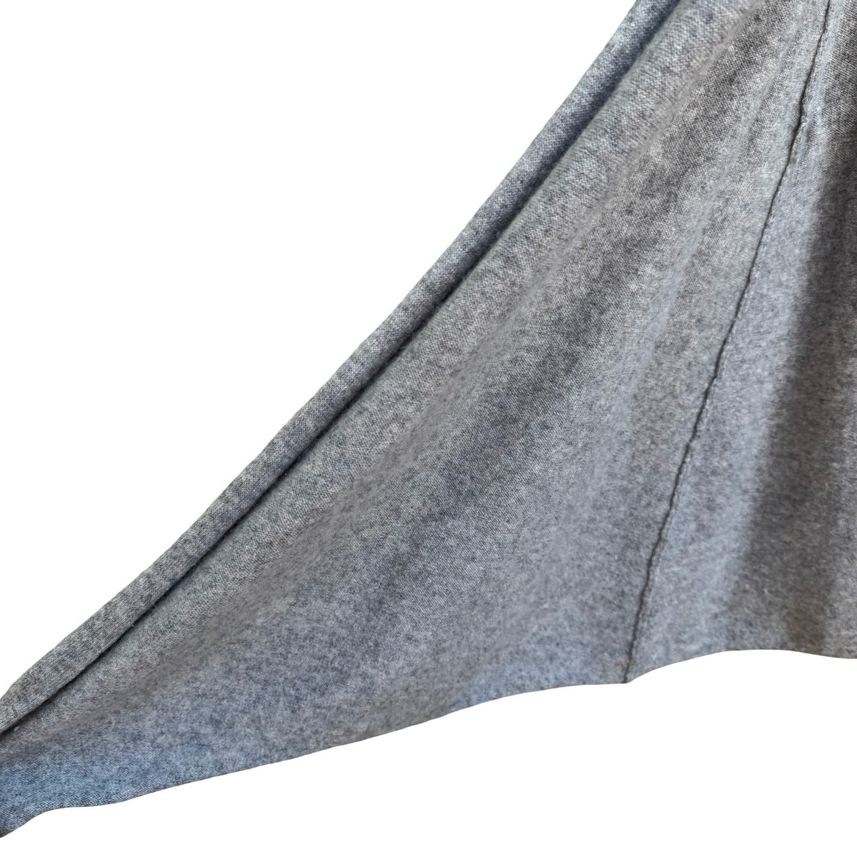 Evelyn 100% Cashmere Minimalist Layering Cozy Open Front Draped Cardigan Gray M