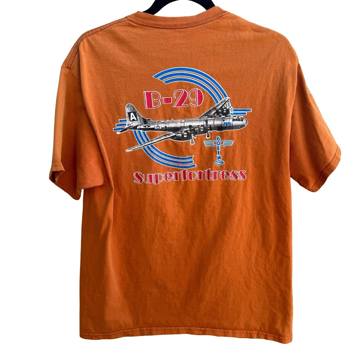 Hanes B-29 Superfortress FIFI Ghost Squadron CAF Aviation Graphic T-Shirt Mens L
