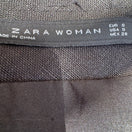 Switch Zara Woman Linen Tiered Raw Edge Fringe Mini Skirt Ruched Gatsby Party Flapper S 2 image