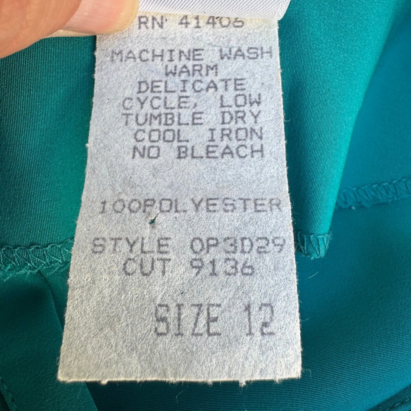 Petites by Willi Vintage 80s Secretary Power Dressing Belted Midi Shirt Dress 12