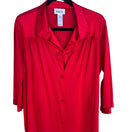 Switch Vanity Fair Beauty Loungewear Embroidered Housecoat Sleepwear Robe Red M NEW 3 image