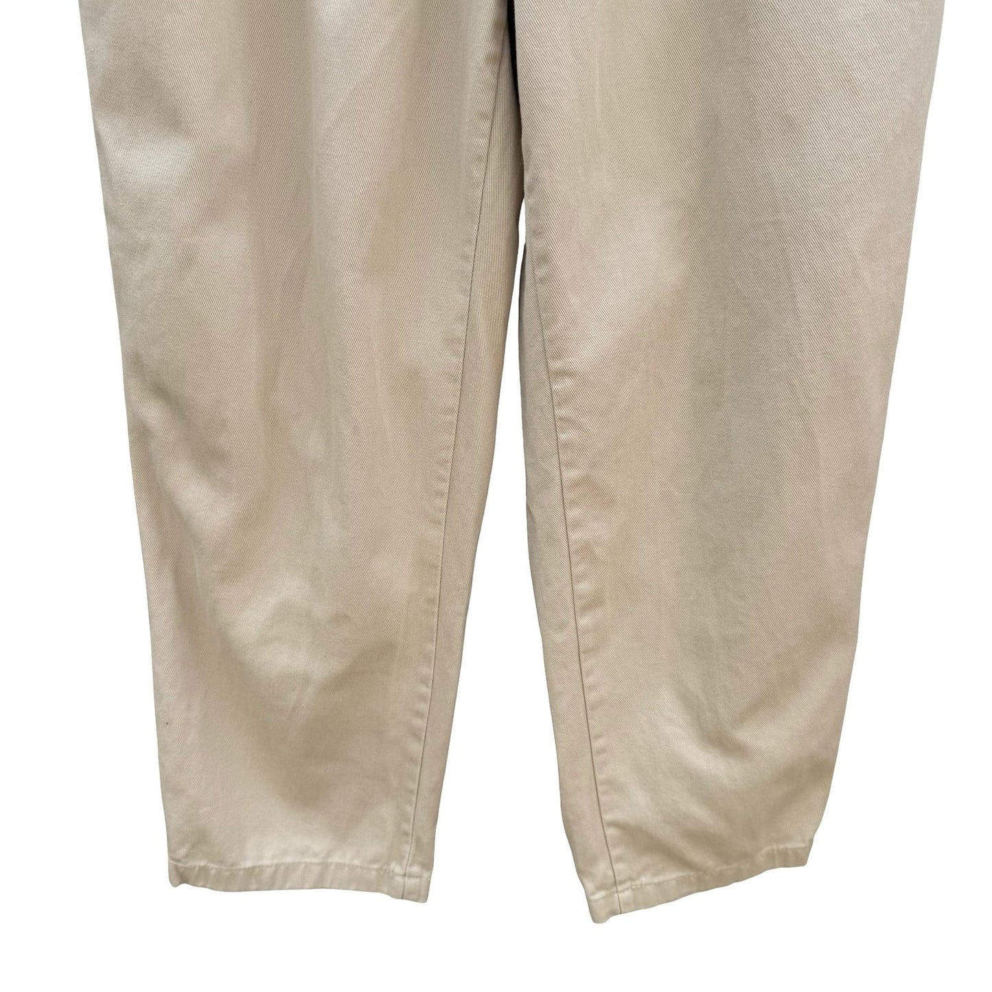 Woman Within Womens Khaki Chino Pants 20W Elastic Waist Cotton Twill 31-0866-9