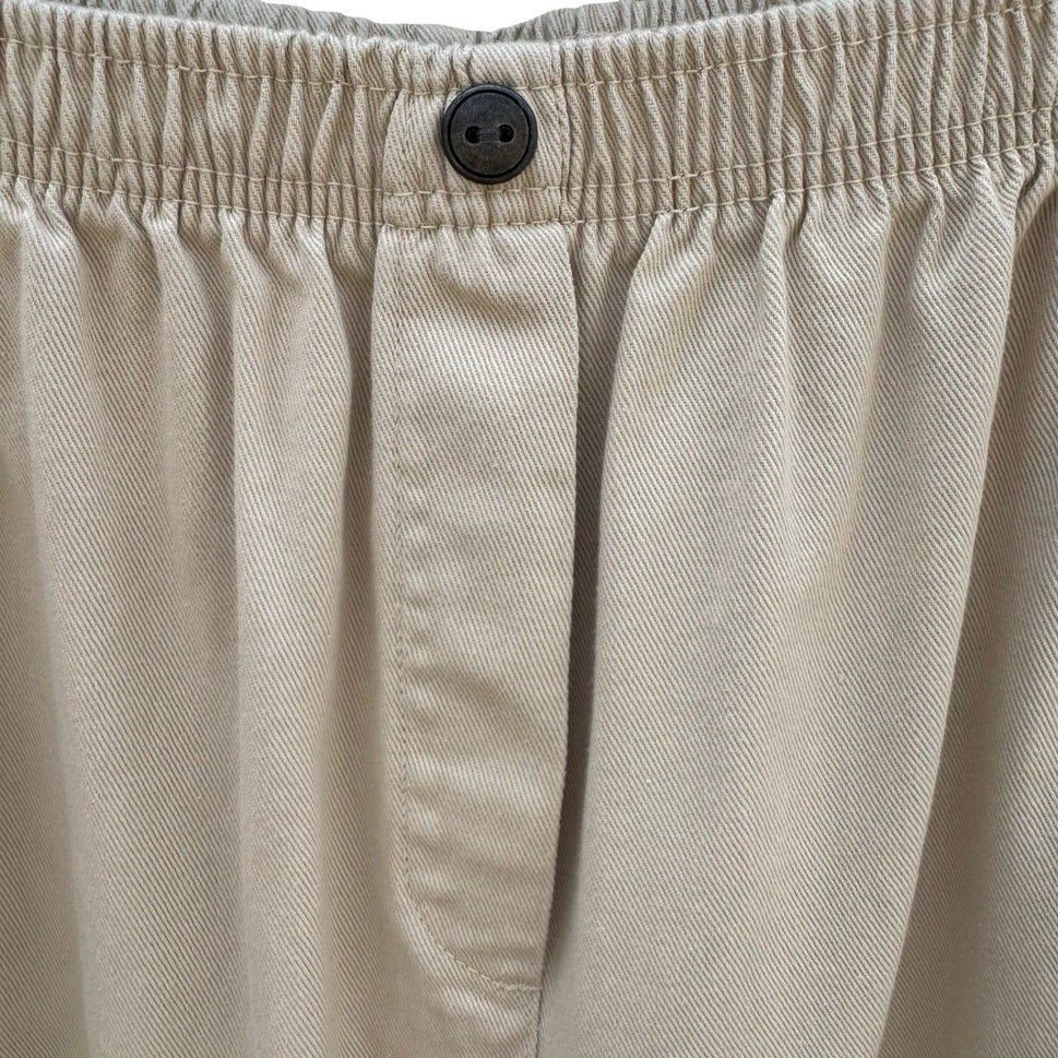 Woman Within Womens Khaki Chino Pants 20W Elastic Waist Cotton Twill 31-0866-9