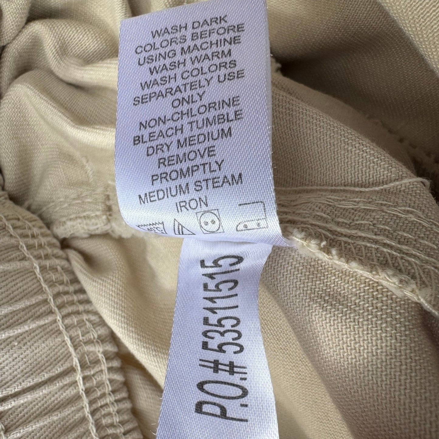 Woman Within Womens Khaki Chino Pants 20W Elastic Waist Cotton Twill 31-0866-9