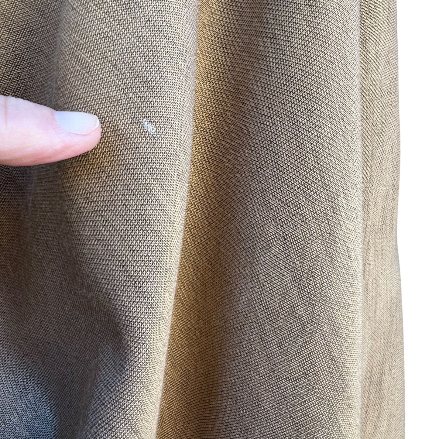 Randolph Duke The Look Womens Vintage Beige Cape Wrap Cardigan Faux Fur Trim OS