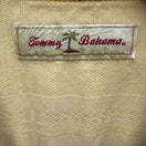 Switch Tommy Bahama Mens M Yellow Silk Palm Tree Tropical Hawaiian Camp Shirt Short Slv 2 image