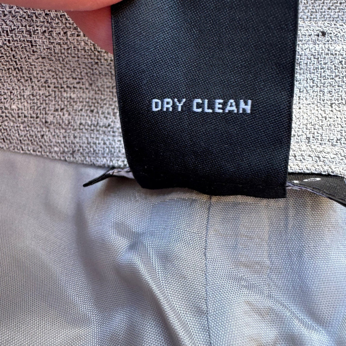 Sutton Studio Minimalist Frayed Waist Textured Wide Leg Trousers Black 14 NEW