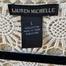Switch Lauren Michelle Boho Cottagecore Coastal Cotton Crochet Open Front Cardigan NEW 2 image