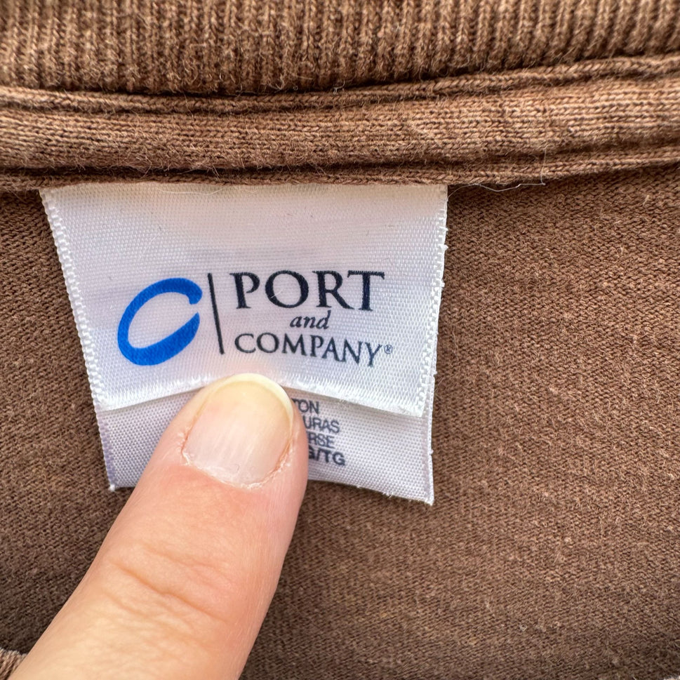 Fiesta Hermosa 2017 Brown Graphic T-Shirt By Port & Company XL Cotton Unisex