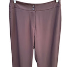Switch Enough About Me Y2K Brown Flare Leg Trousers Split Hem Dress Pants Womens 8 3 image