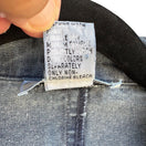 Switch Adrian Jordan Denim Double Breasted Buttons &amp; Pockets Military Blazer Jacket 22 3 image