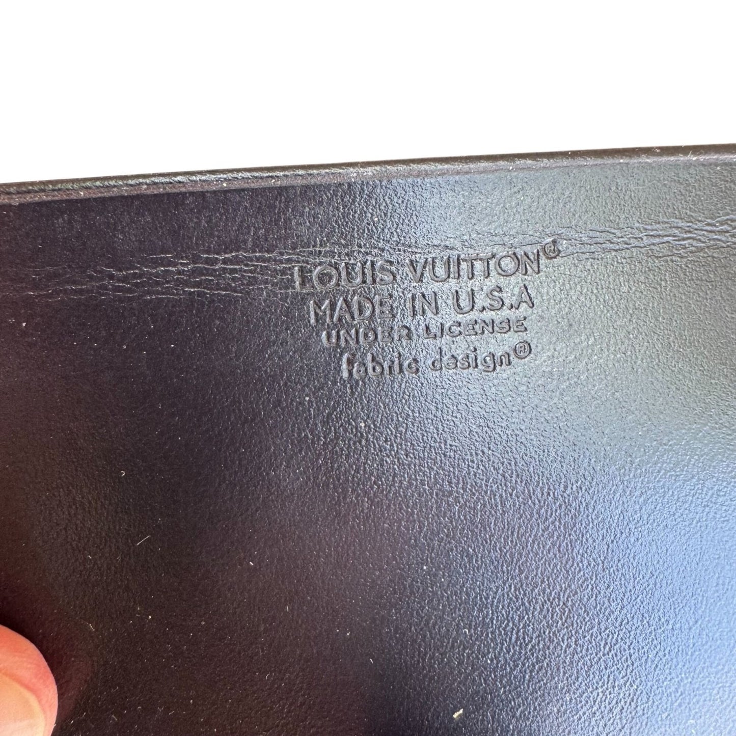 Louis Vuitton Monogram Canvas Vintage Card Holder Wallet Photo Album Snap Close