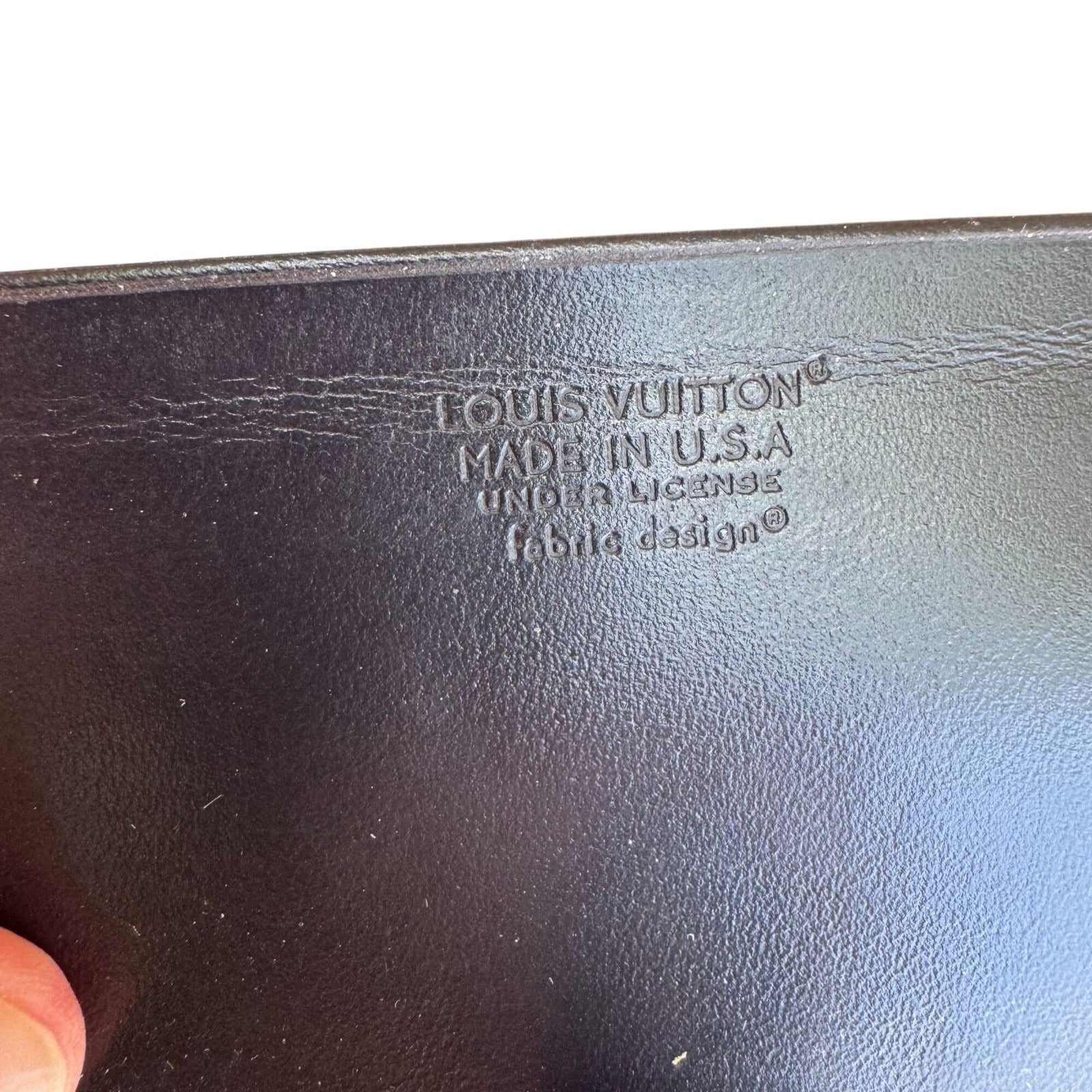 Louis Vuitton Monogram Canvas Vintage Card Holder Wallet Photo Album Snap Close