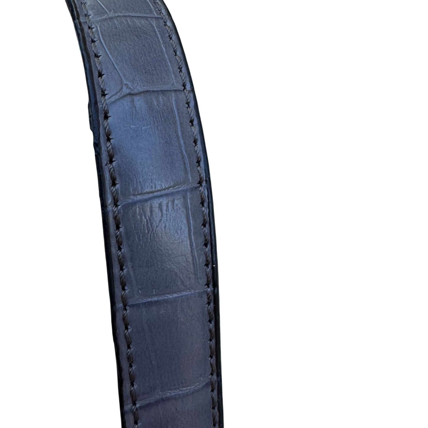 Isaac Mizrahi Lavender Gray Genuine Leather Flap Satchel Shoulder Bag Turn Lock