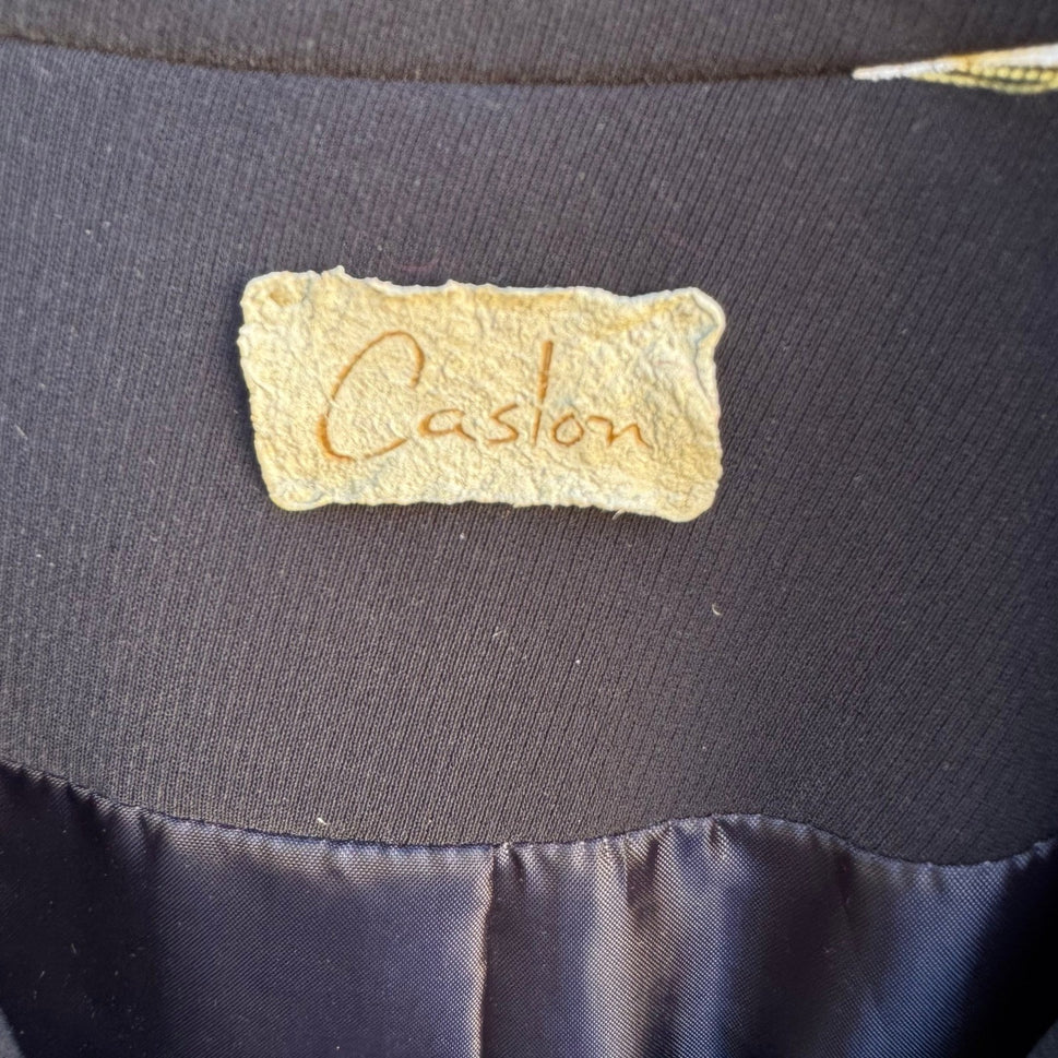 Caslon Vintage 90s Minimalist Dark Academia Corporate Longline Blazer Jacket