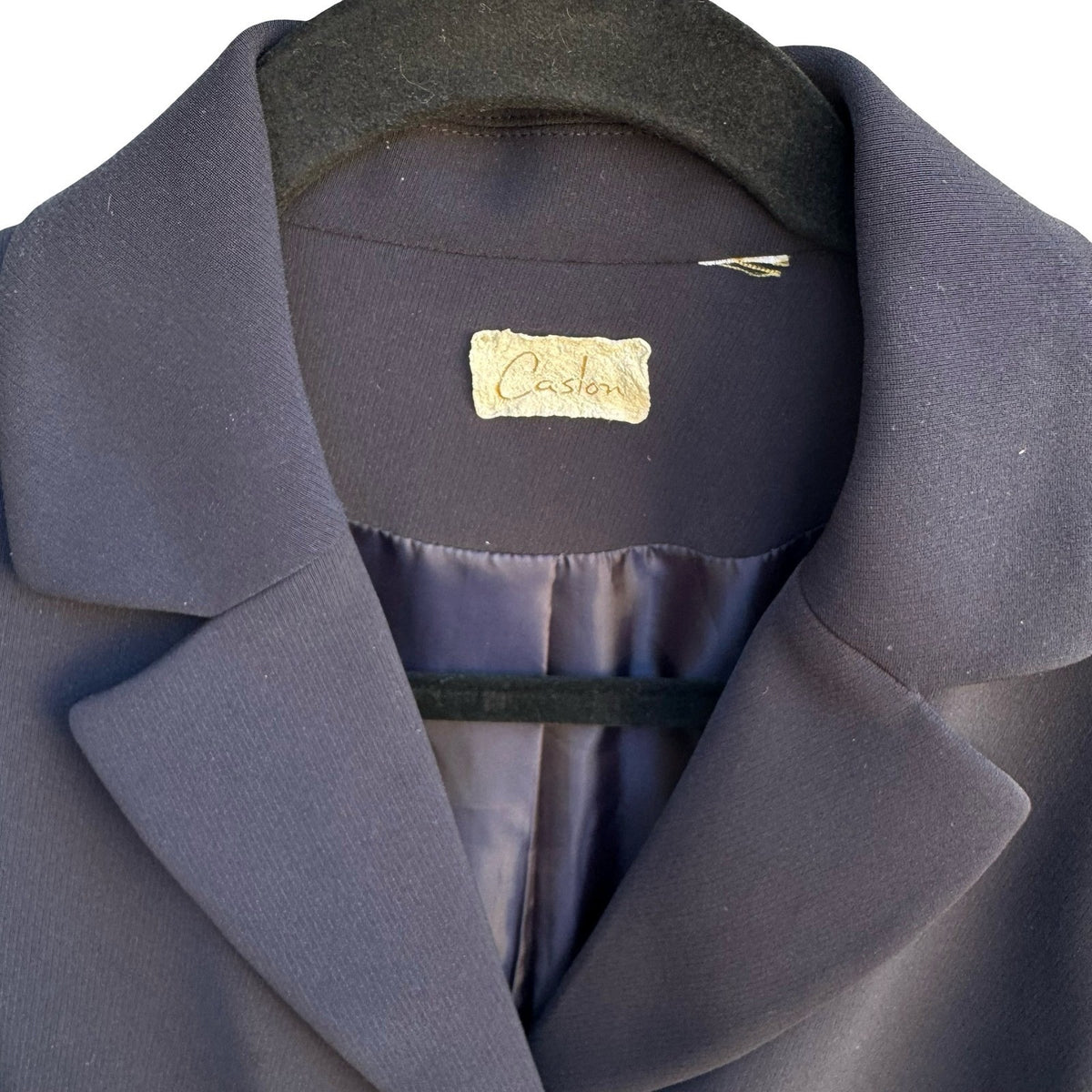 Caslon Vintage 90s Minimalist Dark Academia Corporate Longline Blazer Jacket